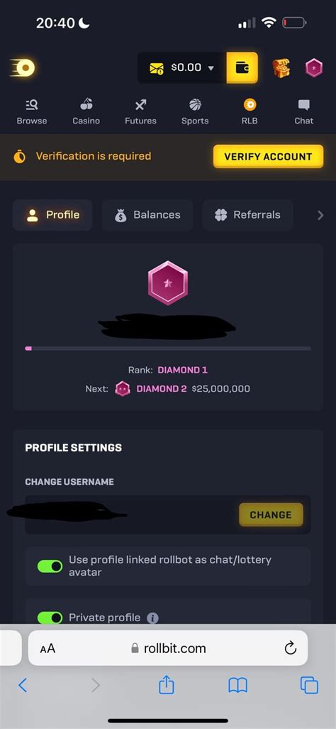rollbit account delete